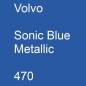 Preview: Volvo, Sonic Blue Metallic, 470.